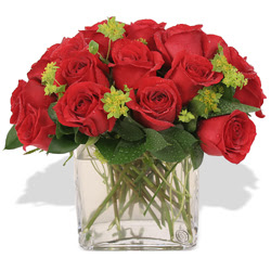  Elazığ çiçek servisi , çiçekçi adresleri  10 adet kirmizi gül ve cam yada mika vazo