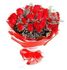  Elazığ internetten çiçek siparişi  12 adet kırmızı güllerden görsel buket