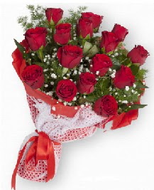 11 kırmızı gülden buket  Elazığ online çiçek gönderme sipariş 