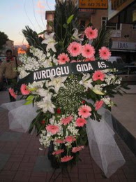 kazablanka,gerbera,sebboy ferforje  Elazığ online çiçekçi , çiçek siparişi 
